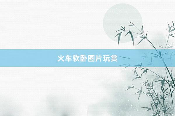 火车软卧图片玩赏